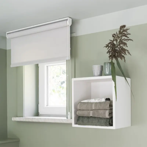 Roller Shades Blinds for Windows Blackout Shading Day Night Drill Curtain for Home Office Customized