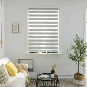 Customized Zebra Blinds Remote Control Motorized Waterproof Zebra Shades